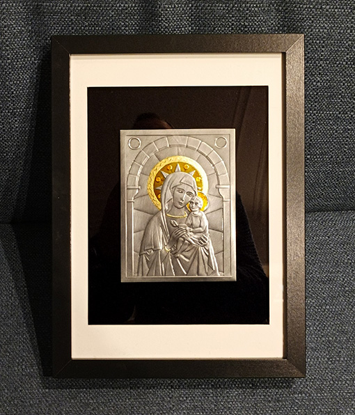 Madonnina 0494 finita e incorniciata 2