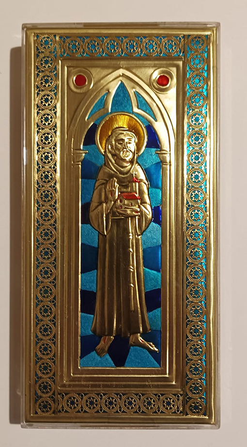Icona di San Francesco terninata - A