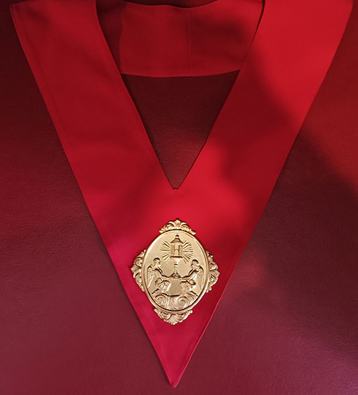 Medaglione  ministro in parrocchia