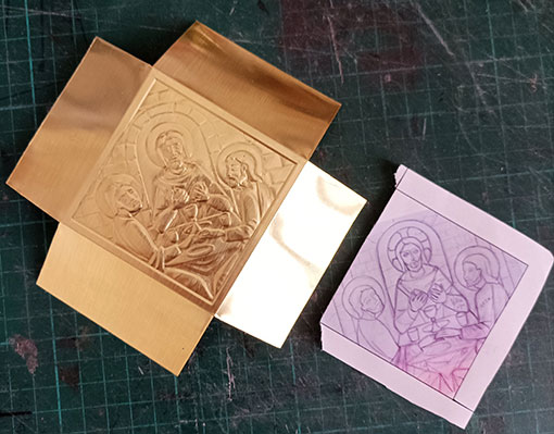 Sbalzo terminato, alette aperte