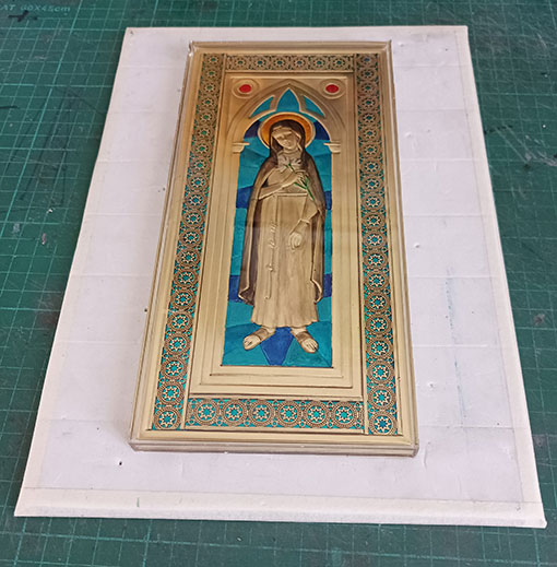 Santa Chiara sgusciata dalla cassaforma