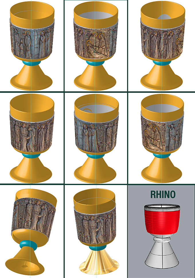 Progetti iniziali in Illustrator e Rhino