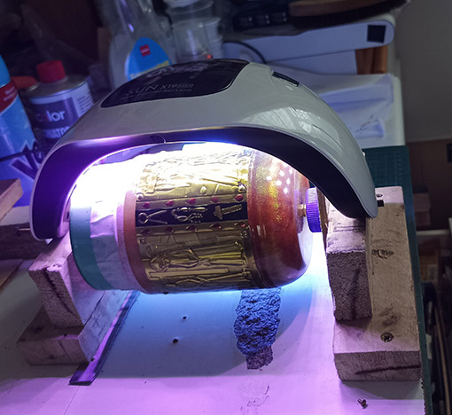 Fornelletto UV per resinatura